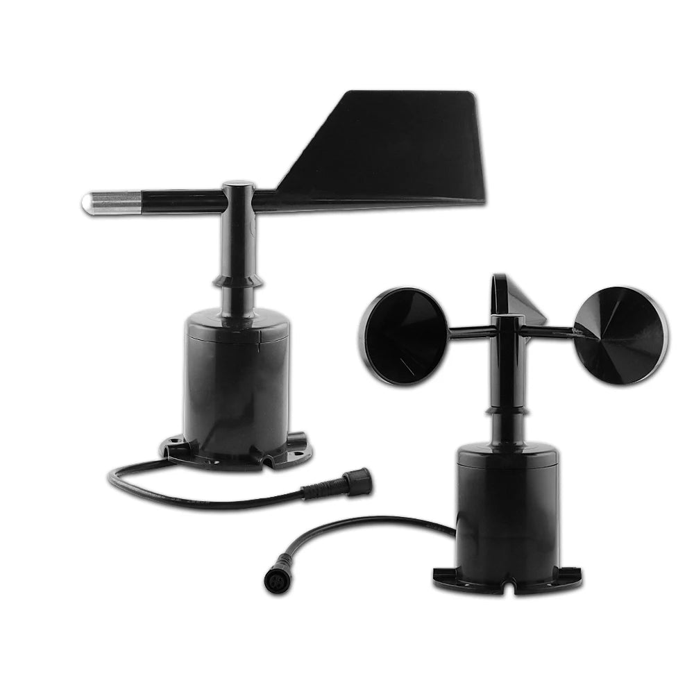 60m/s Weather Station Outdoor 3 Cup Anemometer Sensor Polycarbon Fiber Wind Speed Wind Direction Sensor Output RS485 4-20MA 0-5V