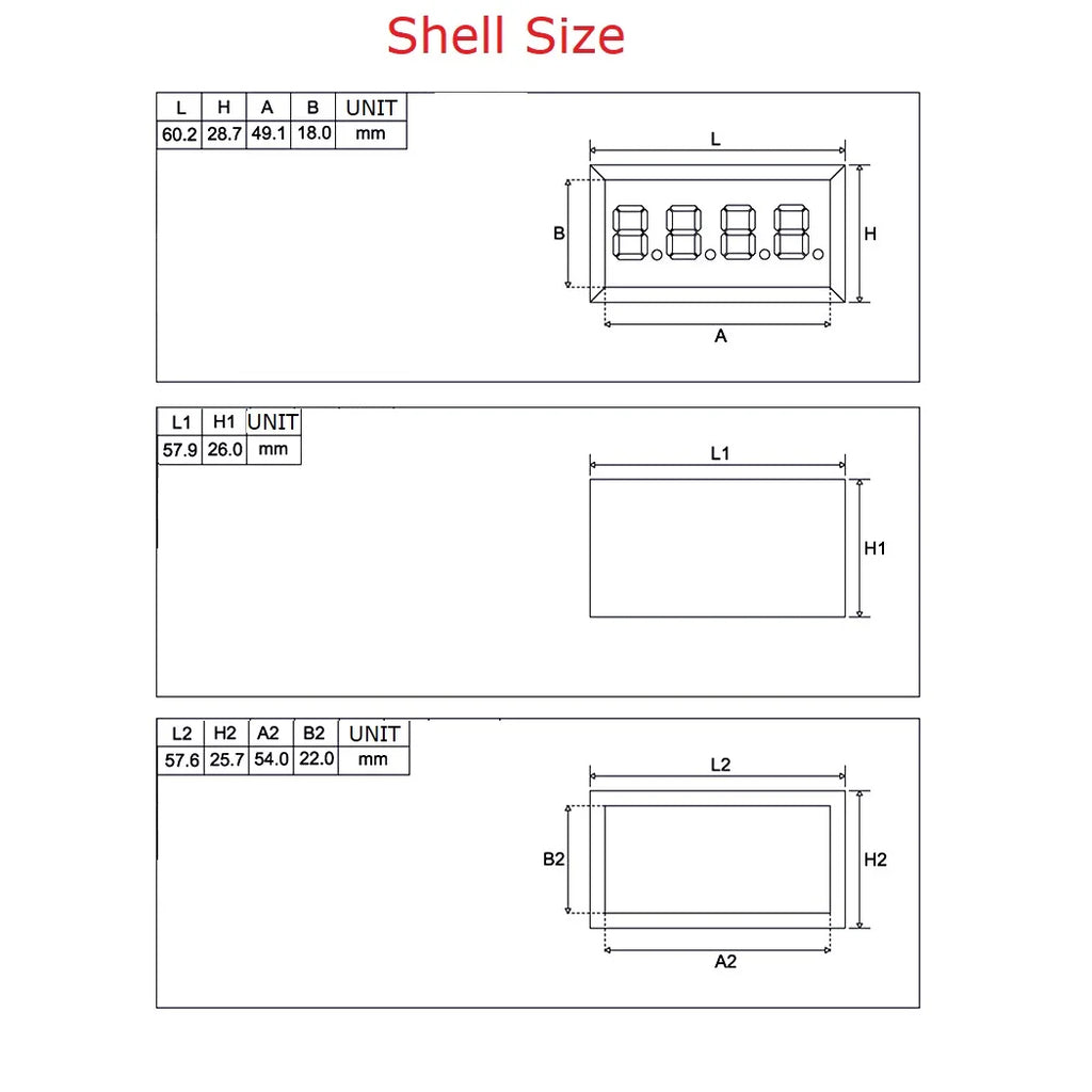 DC 5V 12V 24V RS485 Digital Tube Characters LED Display Module Modbus RTU for PLC Configuration Software Configuration Software
