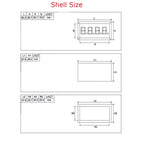 DC 5V 12V 24V RS485 Digital Tube Characters LED Display Module Modbus RTU for PLC Configuration Software Configuration Software