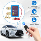 Remote Battery Disconnect Switch,Automatic Power Shut Off Remote Control,12V 240A Battery Disconnect Power Switch For Car Truck