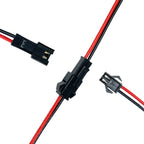 5/10/20Pairs 15CM JST SM 2 Pin Plug Male Female Wire Connector Terminal Line Cable Pigtail Plug for LED Strip Light Tape Lamp