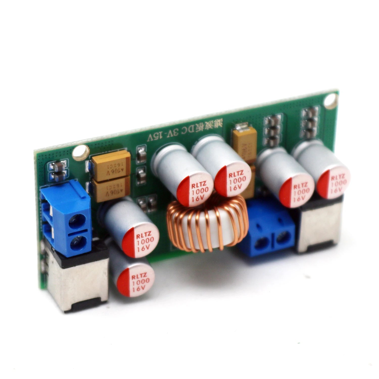 12V Car Audio Power Filter Board  2mV Low Ripple EMI Noise Suppressor 15V Amplifier, Eliminate Engine Whine & Alternator Noise