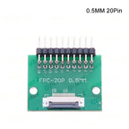 0.5mm 1.0mm pitch 20P 24P Connector SMT Adapter to 2.54mm hole FPC FFC Cable Welded board With Pin / Empty Board 6P 8P 10P 12P