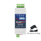 Promotion ZLAN5143D DIN Rail RS485 To Ethernet RJ45 Converter Server Device Modbus RTU TCP Gateway