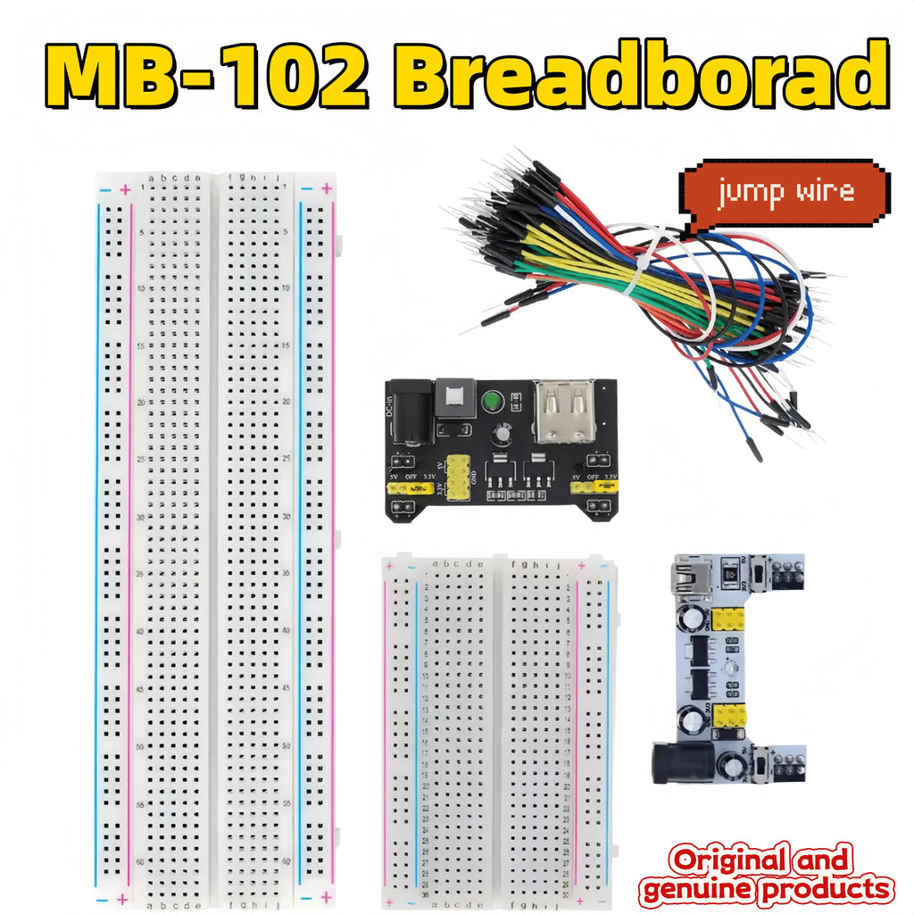 Mb-102 Mb102 Breadboard 400 830 Point Solderless Pcb Bread Board Test Develop Dupont Line Diy For Arduino Laboratory Syb-830