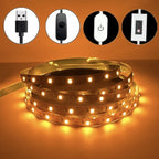 5V USB Led Strip Light SMD 2835 50CM 1M 2M 4M 5M White/Warm White/Red/Blue/Green IP21 Flexible Lighting Ribbon Tape Backlight