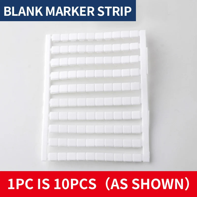JINH CMK420 DIN Rail Lever Connector Kit Blue Quick Splicing Block with Number Strip for Panel