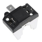 1pc 110v 220V Refrigerator Overload Switch Freezer Replacement Parts Relay 1/2-1/6HP Overheat Protector Compressor Accessories