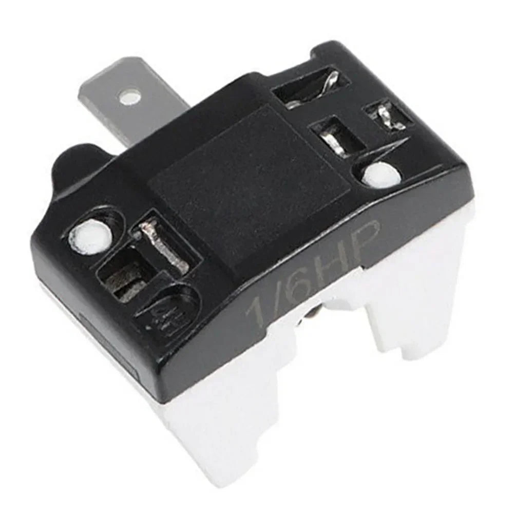 1pc 110v 220V Refrigerator Overload Switch Freezer Replacement Parts Relay 1/2-1/6HP Overheat Protector Compressor Accessories