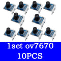 1PCS  OV7670 camera module Supports VGA CIF auto exposure control display active size 640X480 for Arduino
