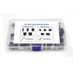 250Pcs 2.54mm Pitch 2 3 4 5 6 Pin Male & Female Plug Housing and Male/female Pin Crimp Terminals Connector Kit Compatible JST SM