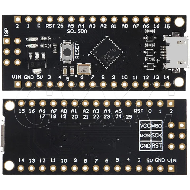 Micro ATTINY88 Development Board 16Mhz /Digispark ATTINY85 Upgraded/Nano V3.0 ATmega328 Extended Compatible for Arduino IDE 1.0+
