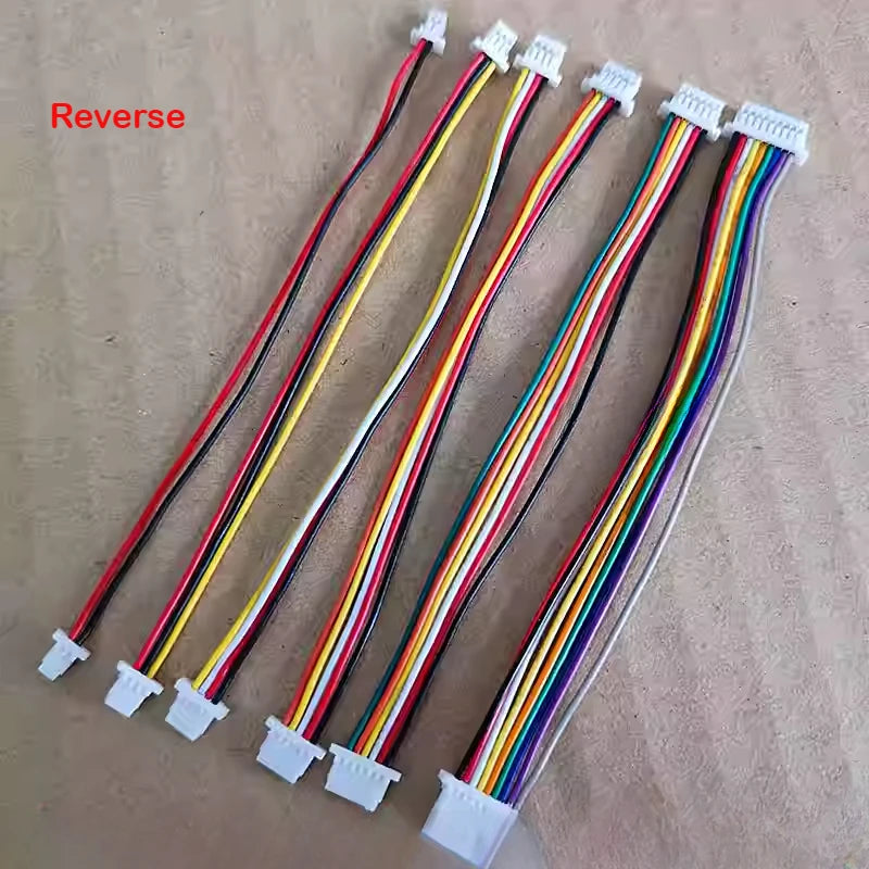 10PCS SH 1.0mm Single/Double Connector 2/3/4/6/7/8/9/10Pin 6cm/10cm/15cm/20cm/30cm/50cm 28AWG Same/Reverse Electronic Wire Cable