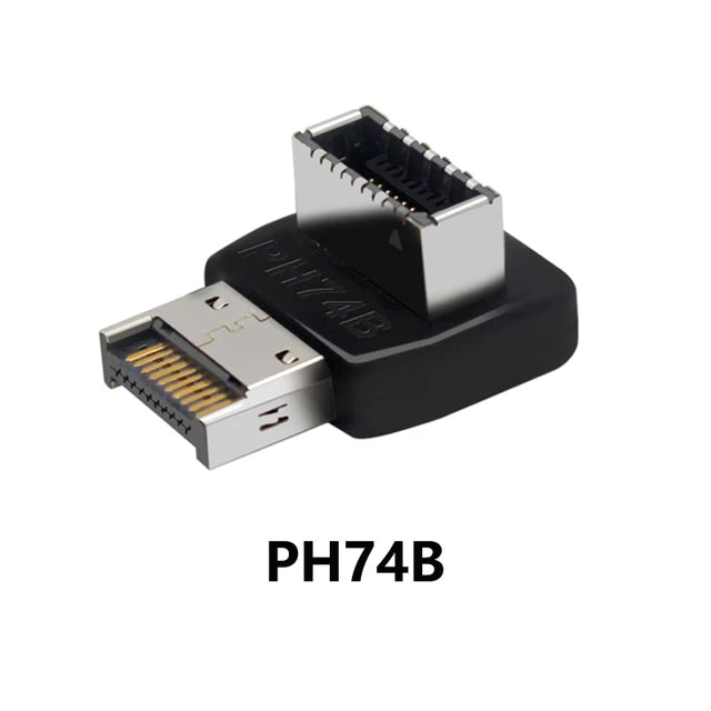 USB 3.1 Front Panel Header Type E to USB C Type C Expansion Cable Adapter Connector for Desktop Computer Motherboard Plug