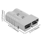 2Pcs 2/0 AWG 350A Battery Power Connector Cable Quick Connect Disconnect Kit For Anderson Connector For Winch Trailer-A87Q