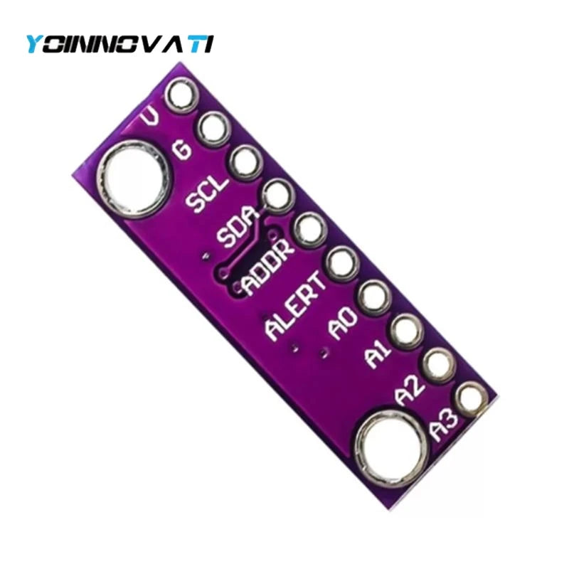 YT 1PCS ADS1115 & ADS1015 16-Bit 4-Channel Analog-to-Digital Converter Module, Programmable Adjustable Gain