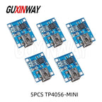 5V 1A 18650 TP4056 Micro/Type-c/Mini Lithium Battery Charger Module Charging Board With Protection Dual Functions Li-ion.