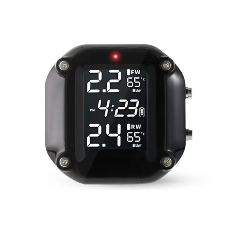 M5 Motorcycle 2 Wheel Tyre External Sensor Tire Pressure Sensors Moto TMPS with Colorful Screen Tire Pressure Monitoring System