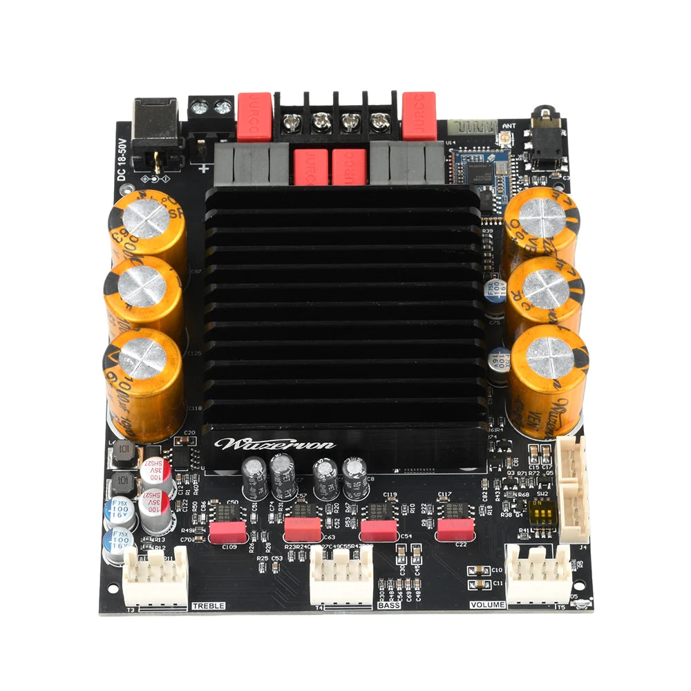 DC 18-50V 3002T PRO Bluetooth Amplifier Board Qualcomm QCC3034 2.0 Channel APTX Lossless 300W+300W TPA3255