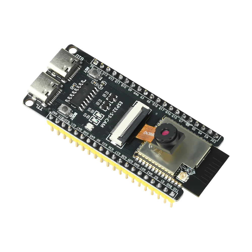 ESP ESP32-S3 CAM WiFi Bluetooth Development Board Module onboard ESP32-S3 N16R8 dual TYPE-C OV2640 /OV5640/OV3660 Camera