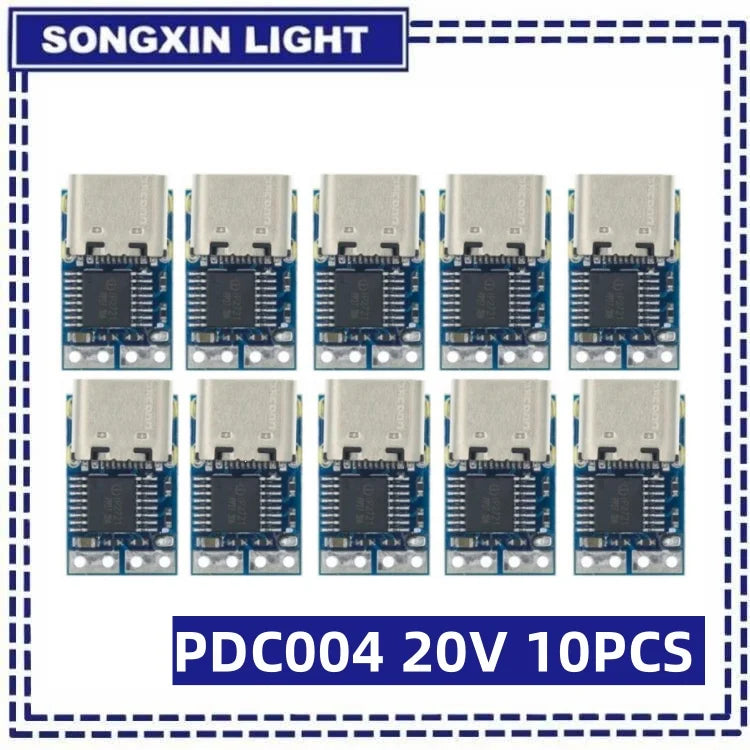 Type-C PD decoy module PD2.0 PD3.0 to DC DC trigger extension cable QC4 charger 9V 12V 15V 20V Fast Quick Charger PDC004