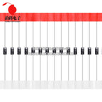 100pcs 1N4007 1N4006 1N4005 1N4004 1N4003 1N4002 1N4001 4007 IN4007 1A 1000V 800V 400V 50V DO-41 Rectifier Diode High Quality