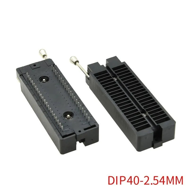 1PCS / LOT IC Locking Base Single Chip Microcomputer Chip Test Base Wide Narrow 24P 28P 32P 40P 48P