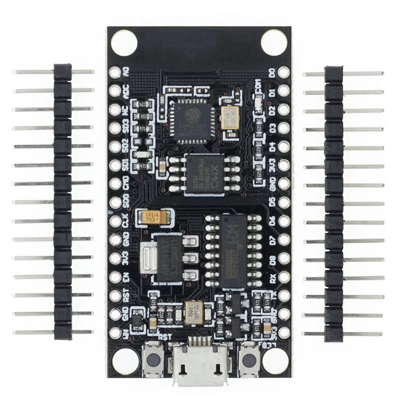 NodeMCU V3 Lua WIFI Module Integration of ESP8266 + Extra memory 32M Flash, USB-serial CH340G