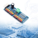PCA9685 PWM Servo Driver Board IIC Interface 16 Channel 12-Bit PWM Servo Motor Driver Board Controller for Arduino Robot