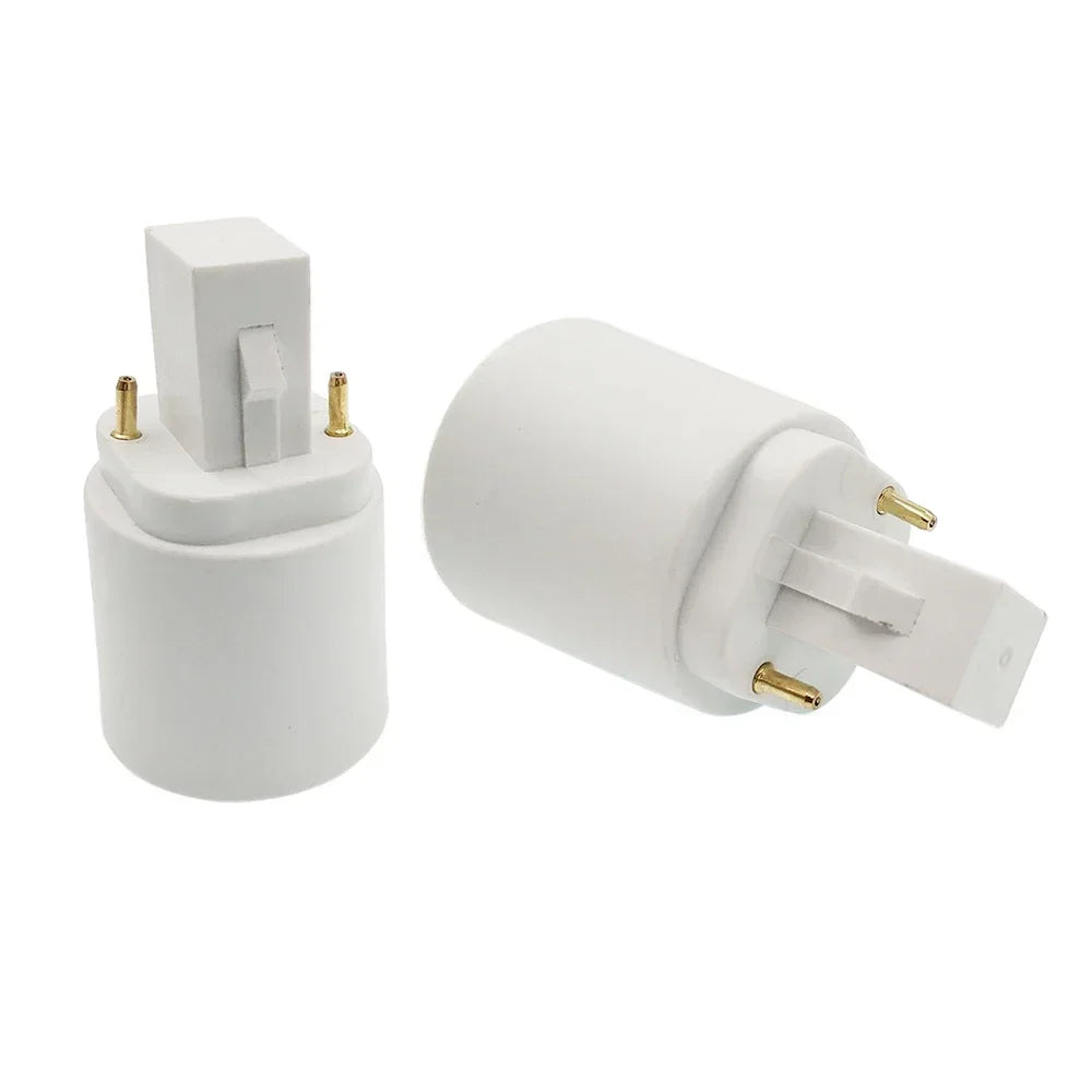 2pcs Gu10 E12 E17 E14 E26 E27 B22 G24D G23 GX24Q GU24 T5 T8 E40 Fireproof LED lamp Holder Converter Light Bulb Socket Adapter