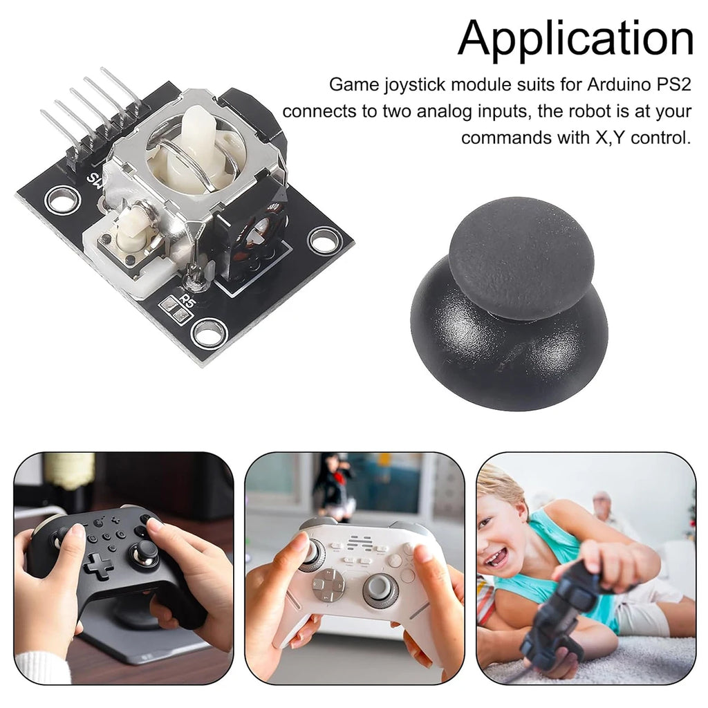 1/2/4Pcs Dual Axis Push Button Joystick Module PS2 Game Controller Sensor KY-023 Analog Joystick Module for Arduino DIY Project