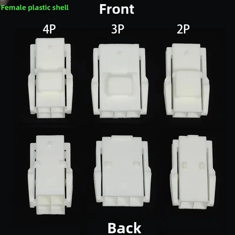 20Pcs YL-4.5mm Car Harness Connector 2P/3P/4P/6P/8P/9P/12Pin Automobile Cable Male And Female Butt Plug 45005 Terminal Sheath