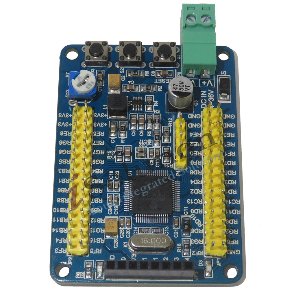 PIC24FJ128GA006 minimum system board PIC 16 bit microcontroller core board dual serial port development board