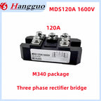 MDS60-16 60A 75A 90A 100A 120A 150A Three-phase Rectifier Module MDS100-16 AC/DC module 60A 1600V 3-Phase Diode Bridge Rectifier