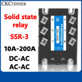 10A 25A 40A 60A 80A 100A 120A 150A 200A Three-Phase Solid state relay 3-32VDC SSR Single Phase DC Control AC AC Control AC