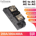 Industrial Solid State Relay Photo Isolation DC-AC AC-AC 200A 300A 400A Built-in RC Low Power Consumption SSR Relays
