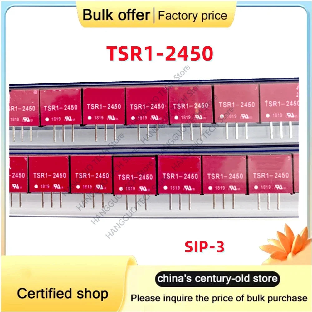 5-10PCS/Lot Original TSR1-2450 In-line SIP-3 non-isolated power module DC/DC Converter TSR1-2450 SIP-3 relay