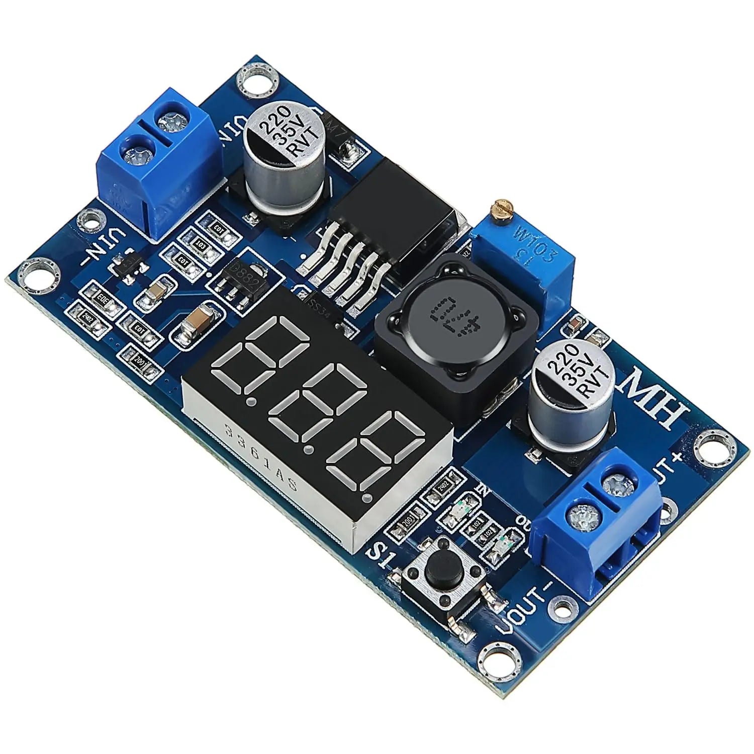 Adjustable LM2596S DC-DC Buck Converter Reduced Voltage Regulator Power Module 36V 24V 12V to 5V 2A Voltage Stabilizer