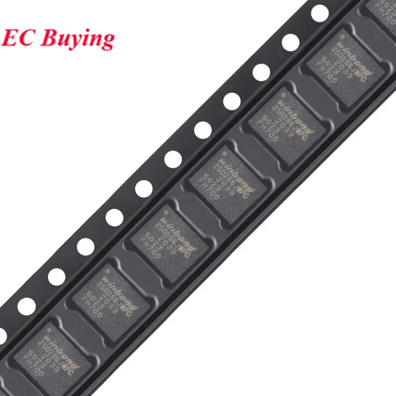 10Pcs/1pc W25Q256JWPIQ 25Q256JWPQ W25Q256JWPQ 25Q256JWPIQ 25Q256 W25Q256JW WSON-8 256Mbit Serial Flash Memory Chip IC Original