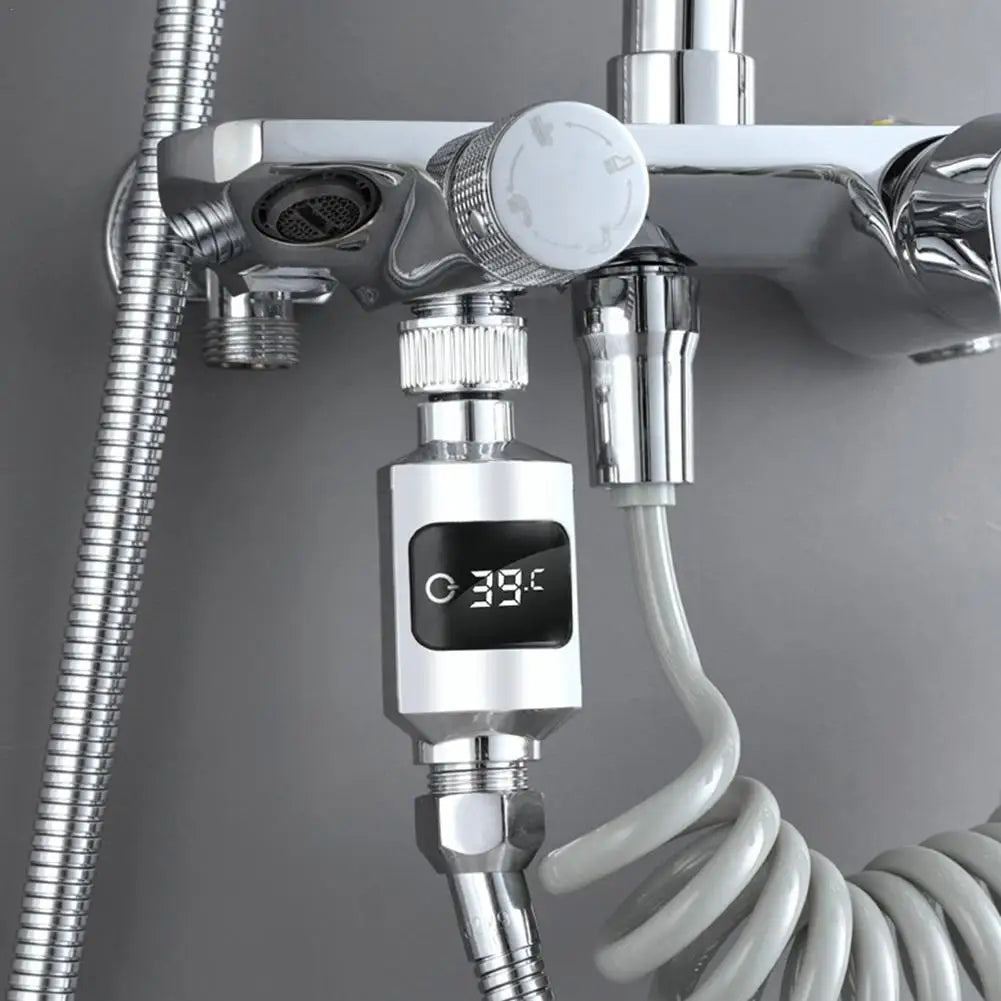 Shower Head Water Temperature Monitor Electricity LED Temperature Display Faucets Thermometer Shower Home Meter Water Bathi Z4Q7