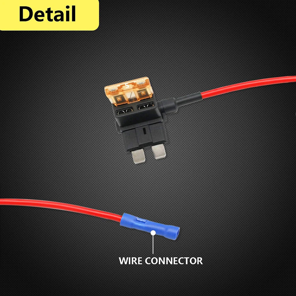 16pcs 4 Types Add-a-Circuit Fuse Tap Adapter with Standard & Mini & Low Profile Mini & Micro2 Blade Fuse Holder for Trucks Boats