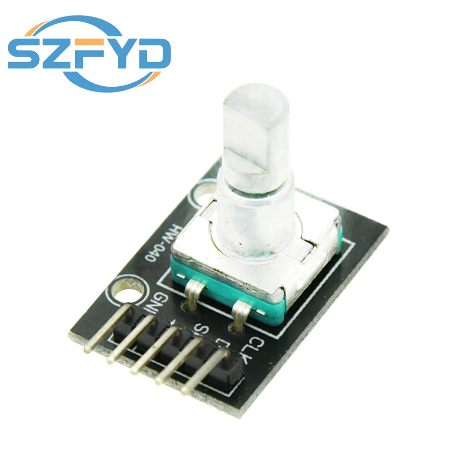 1-10PCS 360 Degree Rotary Encoder Module KY-040 Brick Sensor Development Board with Knob Cap Potentiometer KIT DIY for Arduino