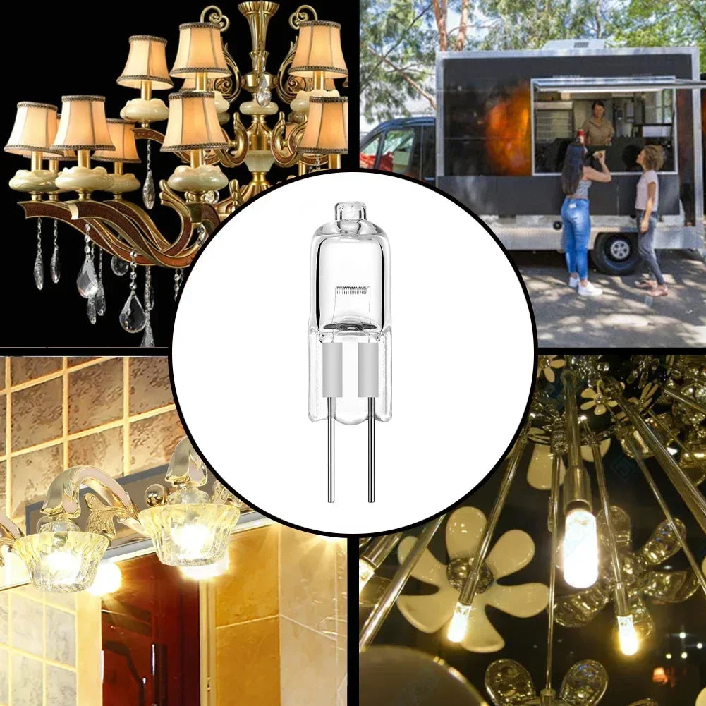 1/5/10/20pcs Halogen Bulb JC Bi-Pin LED Warm White Replace LED Capsule Lamp Halogen Bulbs Light G4 12V 5W 10W 20W 35W 50W﻿