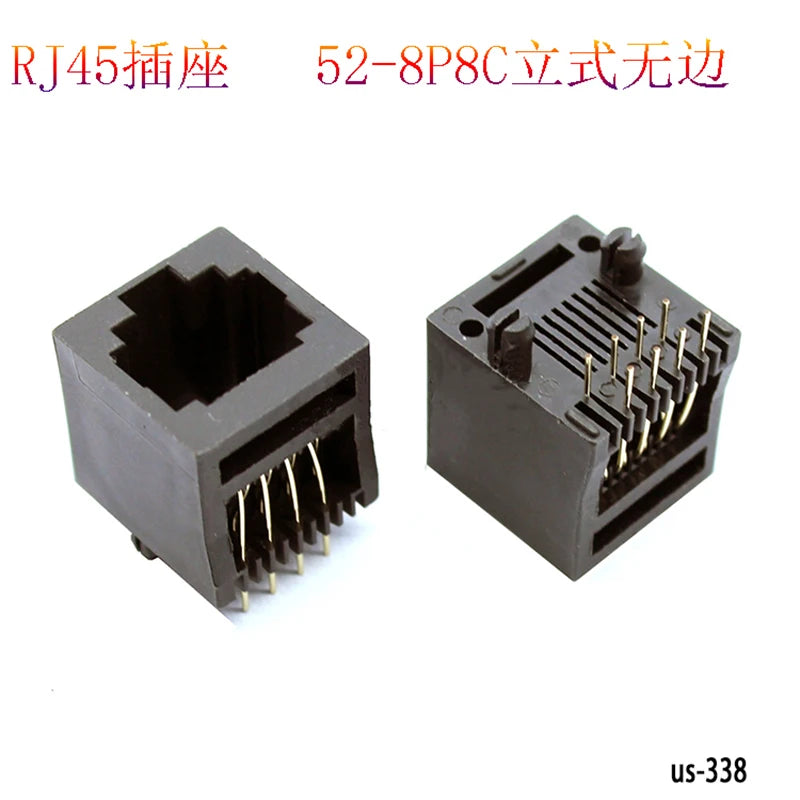 10PCS Telephone Socket Connector RJ11 RJ12 RJ45 Telephone Wifi Female Socket 2pin 4pin 6pin 8pin 4P4C 6P6C 6P4C 8P8C RJ45 Jack