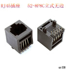 10PCS Telephone Socket Connector RJ11 RJ12 RJ45 Telephone Wifi Female Socket 2pin 4pin 6pin 8pin 4P4C 6P6C 6P4C 8P8C RJ45 Jack