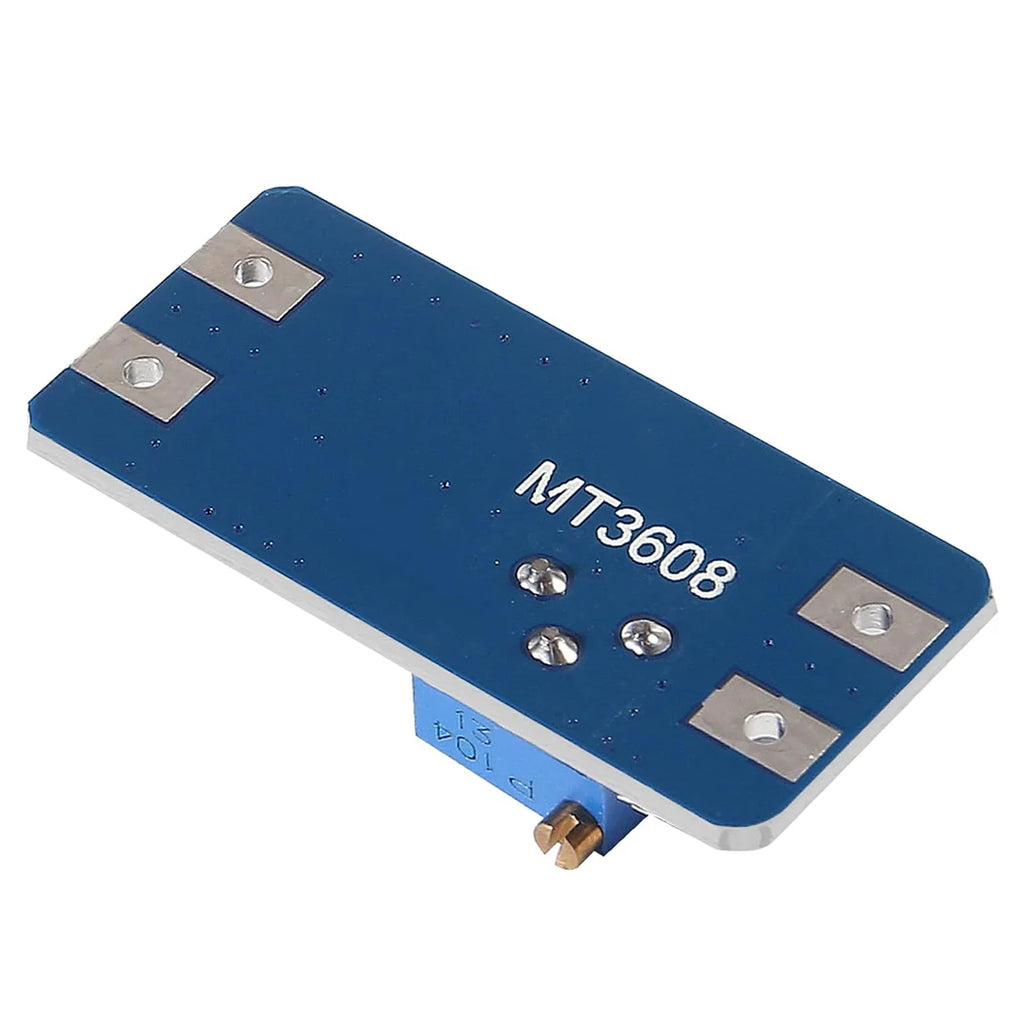 5/10PCS MT3608 DC-DC Step Up Boost Power Converter 2A Module Adjustable Step Up Voltage Regulator Board 2-24V to 5V-28V Output