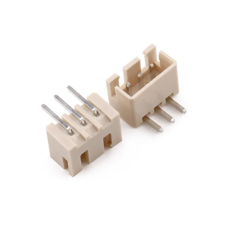 50PCS XH2.54 Right Angle Pin Header Connector 2P 3P 4P 5P 6P  2.54mm Pitch XH for PCB JST 90D RA Wafer