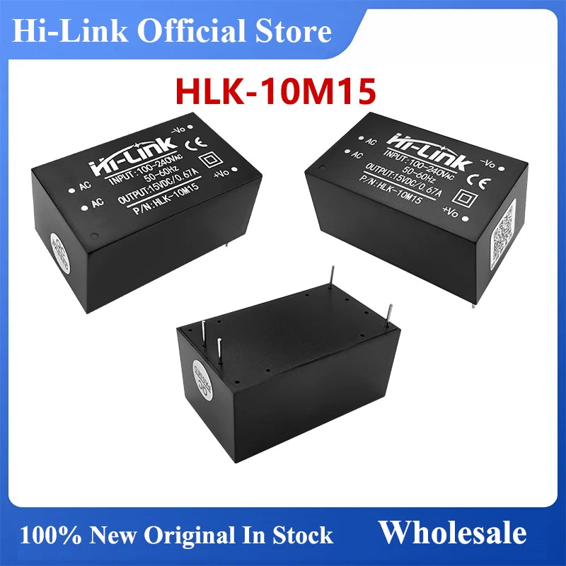 Hilink 3W 5W 10W 220V 240V 5V 12V 24V AC DC Converter HLK-PM01 NewOriginal Power Supply Module PM12 3M05B 3M05C 3M12C 5M05 10M05