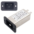 Buddy IEC 320 C20 Male Socket Panel Mount Power Line EMI Filter 20A Rated Industrial Plug with Socket