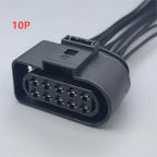 2/3/4/5/6/8/10 Pin 3.5mm Auto Ignition Coil Waterproof Connector Horn Sensor Plug With Cable 1J0973722 For VW